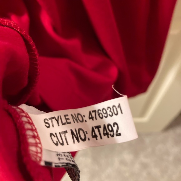 Johnny Martin NWT medium red dress - Picture 6 of 9